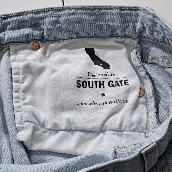 AG Adriano Goldschmied Jeans Womens 28R Blue High Rise Ex Boyfriend Slouchy Slim - Picture 13 of 16